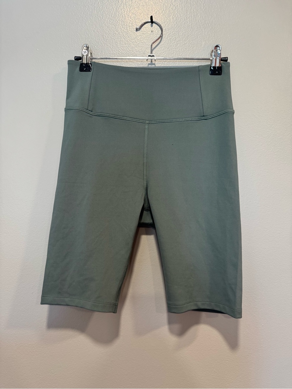 girlfriend collective Olive Green Bike Shorts